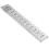 Linear Shower Drain Strainer Set Silver 2 Pieces 7