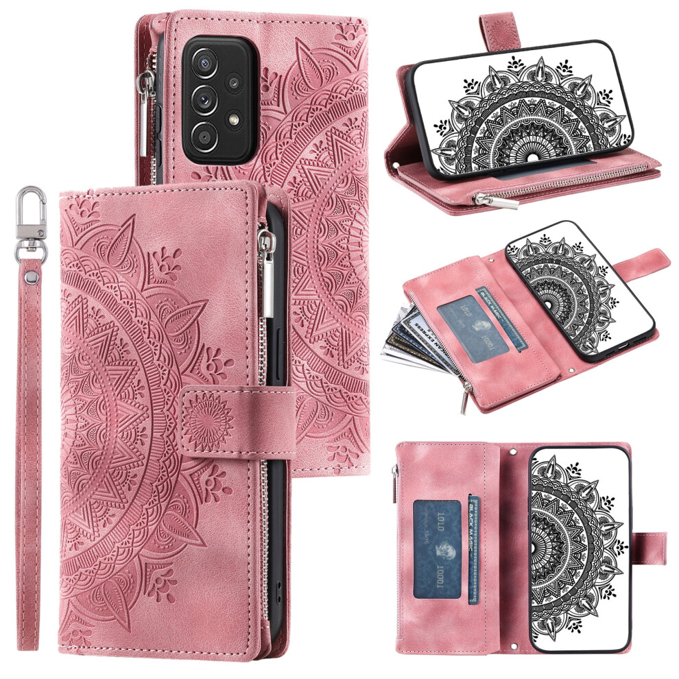 Samsung Galaxy A54 5G Wallet Case With Magnetic Closure Pink 9180333322886