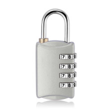 Combination Lock Resettable 4 Digit Padlock Outdoor Waterproof Combo Lock for School Gym Locker Fence Gate Hasp Cabinet Toolbox Cases