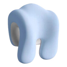 Ergonomic Memory Foam Neck Pillow, Contoured Travel & Desk Rest, Portable Nap Pillow for Back/Stomach Sleepers