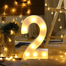 LED Marquee Numbers Lights Sign (0-9), Compatible with Home, Wedding, Anniversary, 21st Birthday Decor & Party Backdrop
