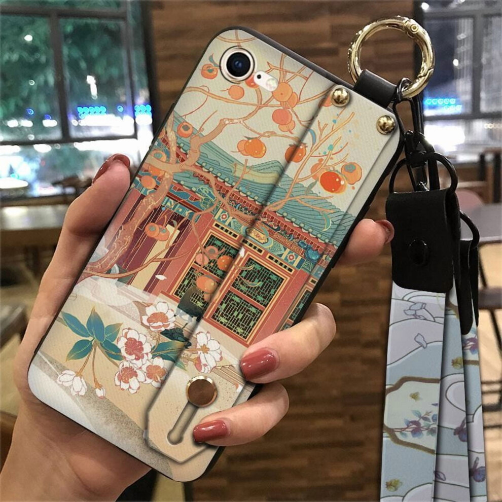 Iphone 7/8/Se 2020/Se2 Phone Case Chinese Style With Wrist 9066521646401
