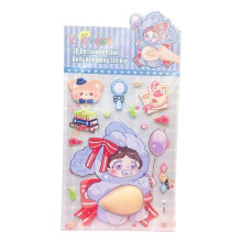 3D Cartoon Belly Sticker for Stress Relief or Collecting