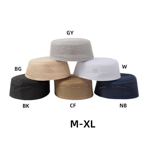 Men's Knitted Arab-style Kufi Cap Breathable Mesh 2