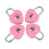 ESTONE Mini Padlock Key Lock for Luggage Zipper Bag 6