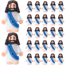 Mini Jesus Figurines Religious Easter Egg Hunt Toys 25 pcs