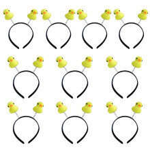 10lot Funny Ducks Headbands Cartoon Animal Hairband Makeup Wash Face Headwear for Costume Event and Casual Use