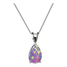 Elegante Opal-Anhänger-Halsketten für Damen – 5 einzigartige Tropfen-Designs – modischer Edelsteinschmuck für Sie