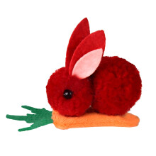 Easter Bunny Carrot Hairpin for Girls 1pc