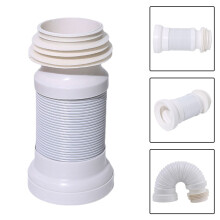 Drain Pipe Hose for Toilet Bowl Sewage Connector 250-500 mm