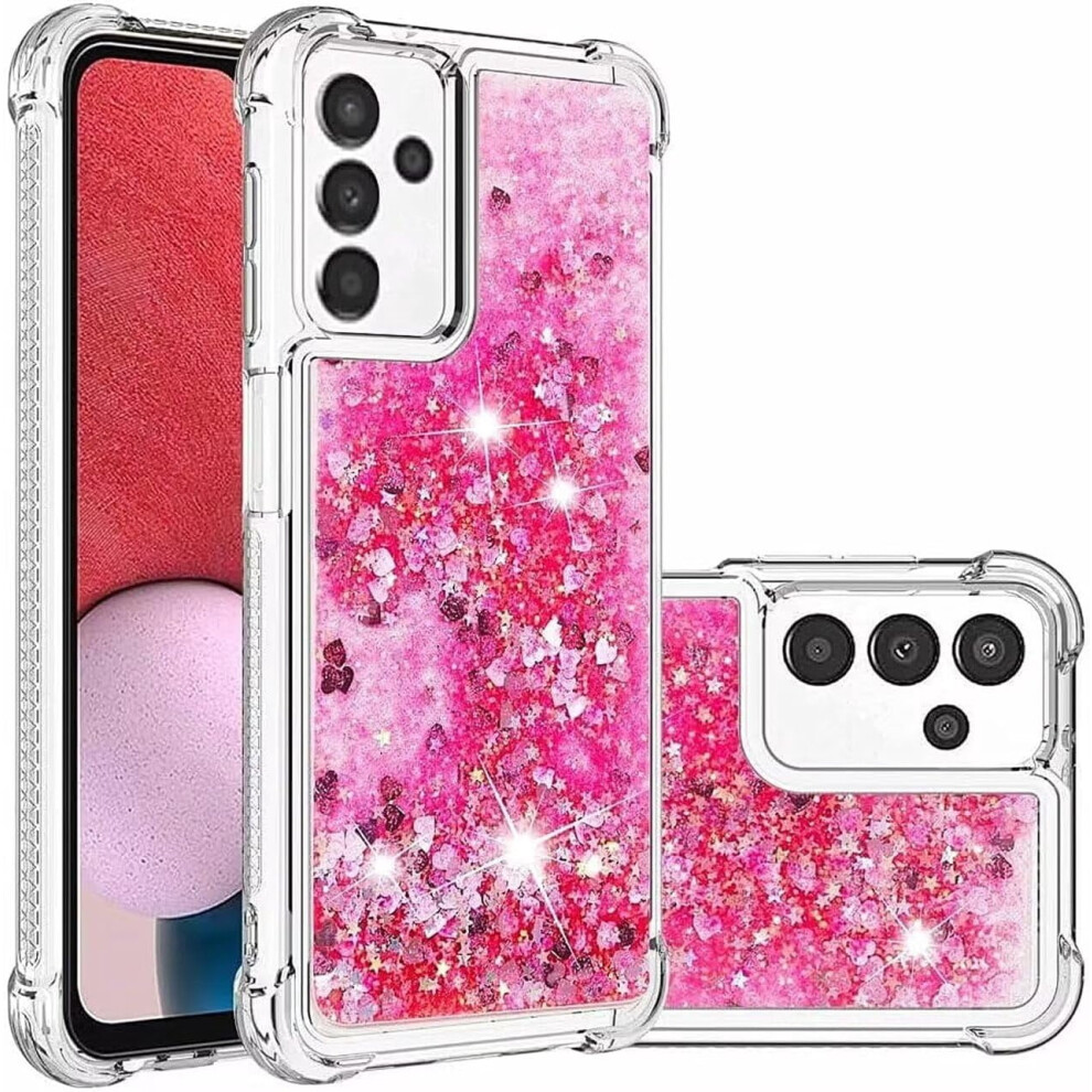 Galaxy A36 5G Liquid Hearts Sparkle Case Â Rose, 913211592427