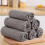 Waffle Kitchen Cloth Microfiber Bamboo Charcoal 25x25cm 1