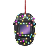 Double-Sided Acrylic Christmas Tree Ornaments 12 pcs