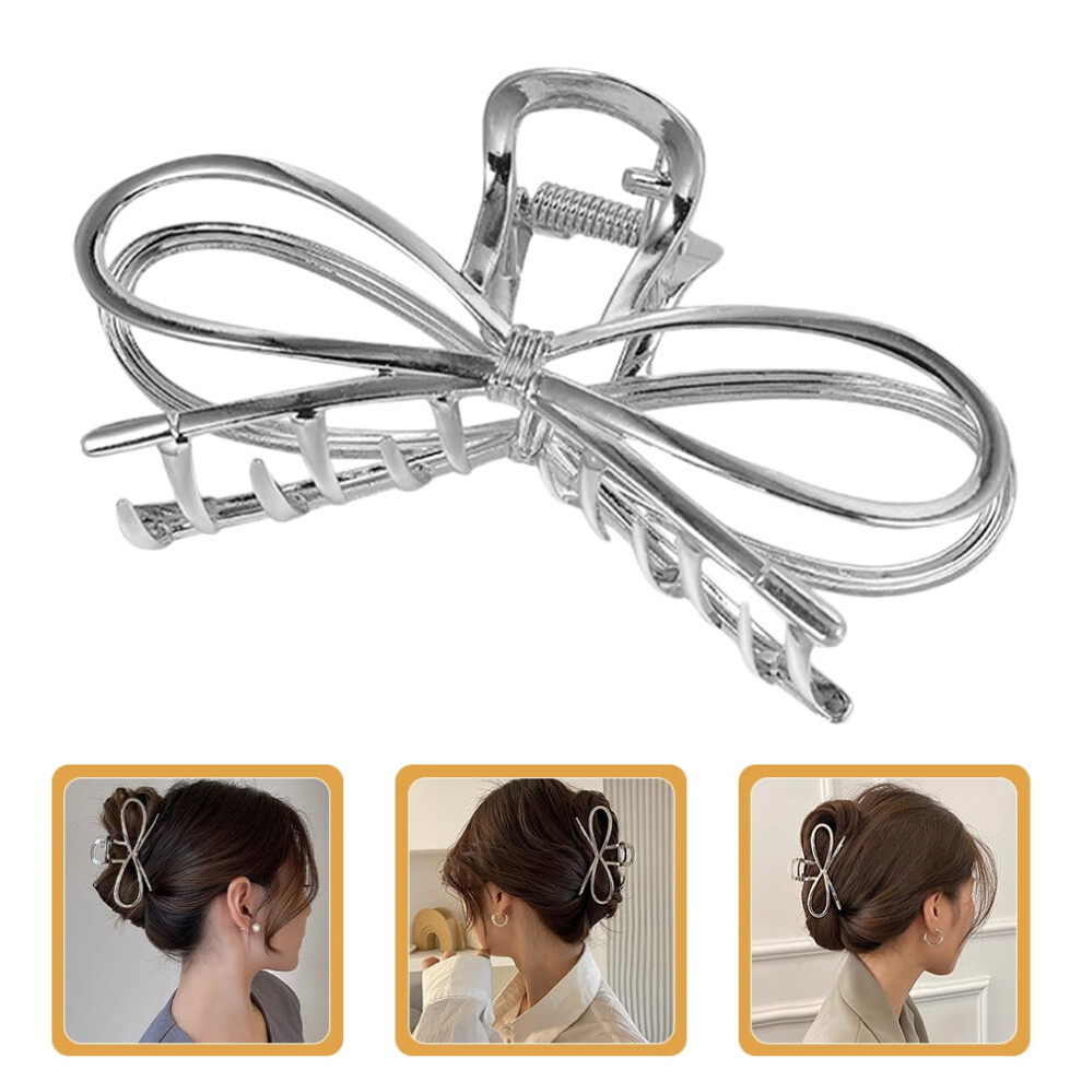 ROSENICE 1Pcs Decorative Claw Clips Large Jaw Clip Metal Hair Claw Clip for Women