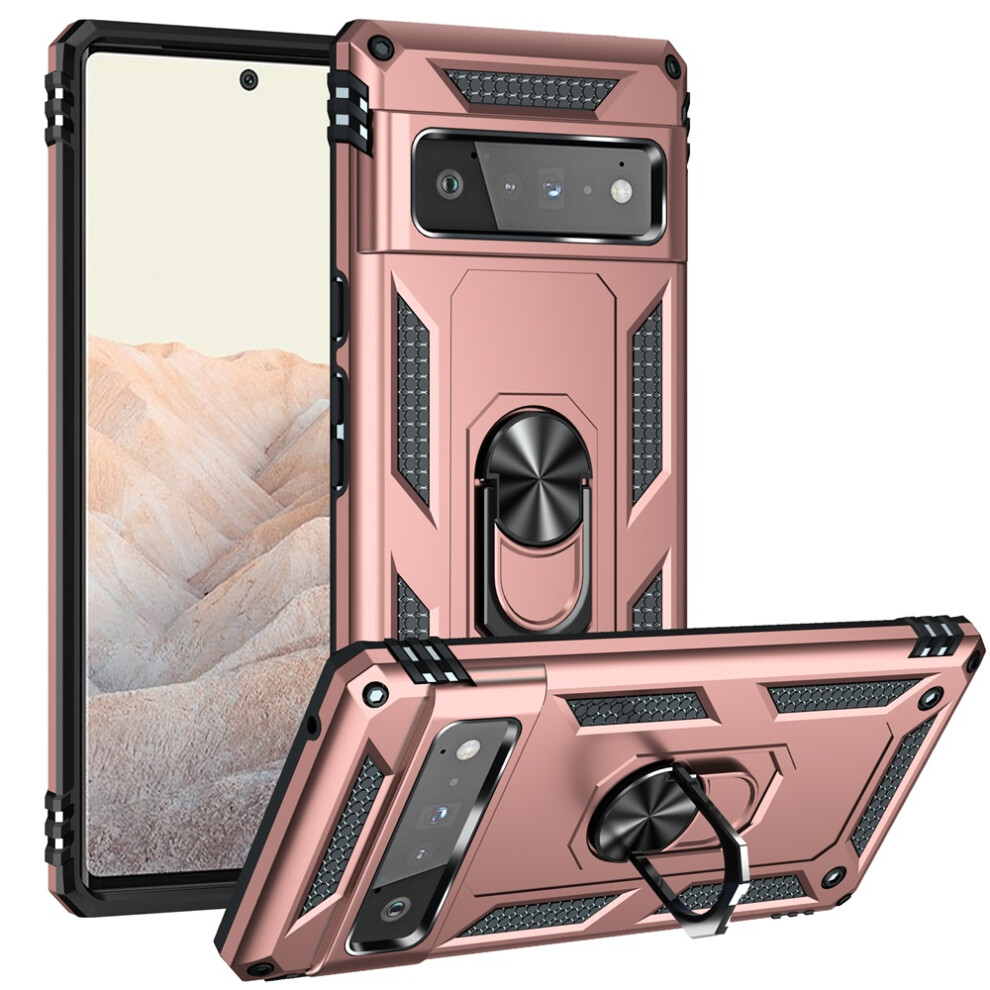 Google Pixel 6 Pro Case Rose 6.7 Inch Impact-Resistant Gold 913211586907