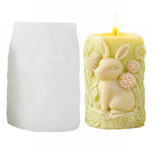 Easter Candle Silicone Mold 3.9x2.8x2.8 inches 1 pc