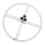 Flower Pole Display Stand Base White 3-Hole DIY Accessory 1