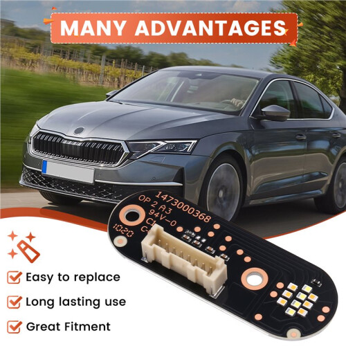 New Front Headlight DRL Chip Board 5E0941645/1473000368 for  Octavia 3 2012-2019 LED Raytime Running Light Source 2
