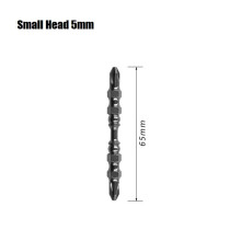 1pc PH2 Screwdriver Bit With Magnetic Ring 65-110mm Double Head Bits For Furniture Electronics Repairing Electric Driver Tool