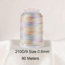 Polyester embroidery thread variegated 210D/9-4#