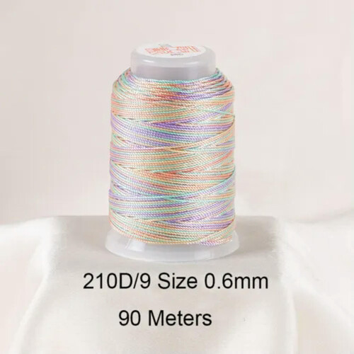 Polyester embroidery thread variegated 210D/9-4#
