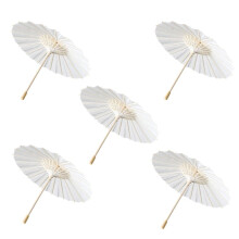 Chinese Ancient Style DIY Wedding Decoration White Umbrella Wedding Photo Props Umbrella 30cm