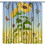 Sunflower Curtains with Butterflies Yellow Rustic Blackout 1