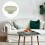 Decorative Table Snack Bowl Green Set of 1 1