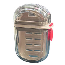 Scatola per Sapone da Viaggio, Custodia Portatile, Custodia Sigillata per Sapone da Viaggio, Trasparente