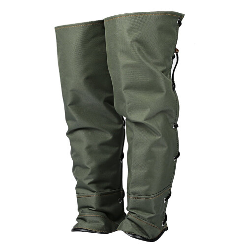 Anti-bite gaiter leg protection military green