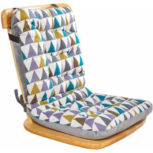 High Back Chair Cushions Outdoor Indoor Deep Seat with Ties