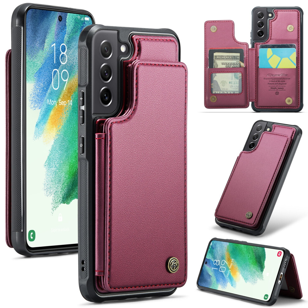Caseme Leather Wallet Case For Samsung Galaxy S21 Fe With 913211584996