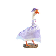 Colorful Holiday Porch Goose Clothes Set – Versatile Lawn Goose Statue Outfit for Year-Round Festive Garden Decor (Clothes Only)