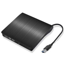 Unità DVD Esterna USB 3.0, Masterizzatore CD/DVD +/-RW Portatile Ad Alta Velocità per Laptop Windows Linux