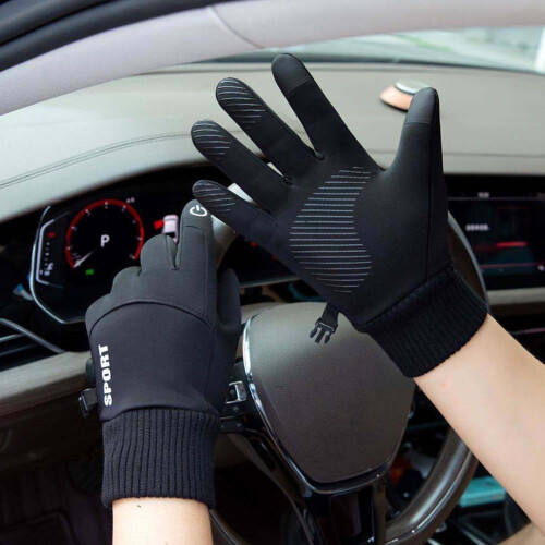 Running Gloves for Men Winter Warm Full-Finger Touchscreen 1