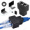 RJ45 Ethernet Splitter Adapter Black 1-to-2 LAN 1