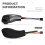 Duimversnellingspookknop voor  3-Serie E90 E91 E92 E93 2006-2012 Auto-Interieuraccessoires Koolstofvezel 7