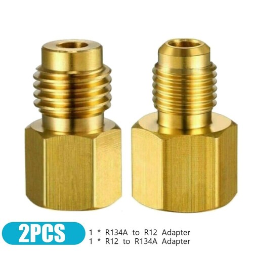 R134A to R12 Fitting Adapter Set 2 pcs