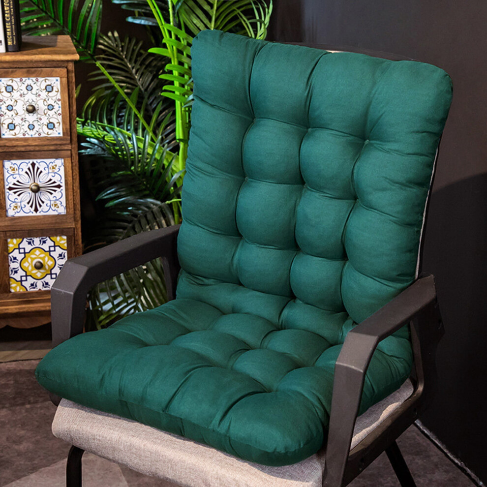 Plush Rocking Chair Cushion 17.7X39.5in Green 975221428813