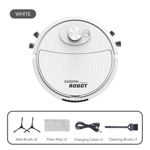 Kids Robot Vacuum Cleaner USB Rechargeable Quiet Large