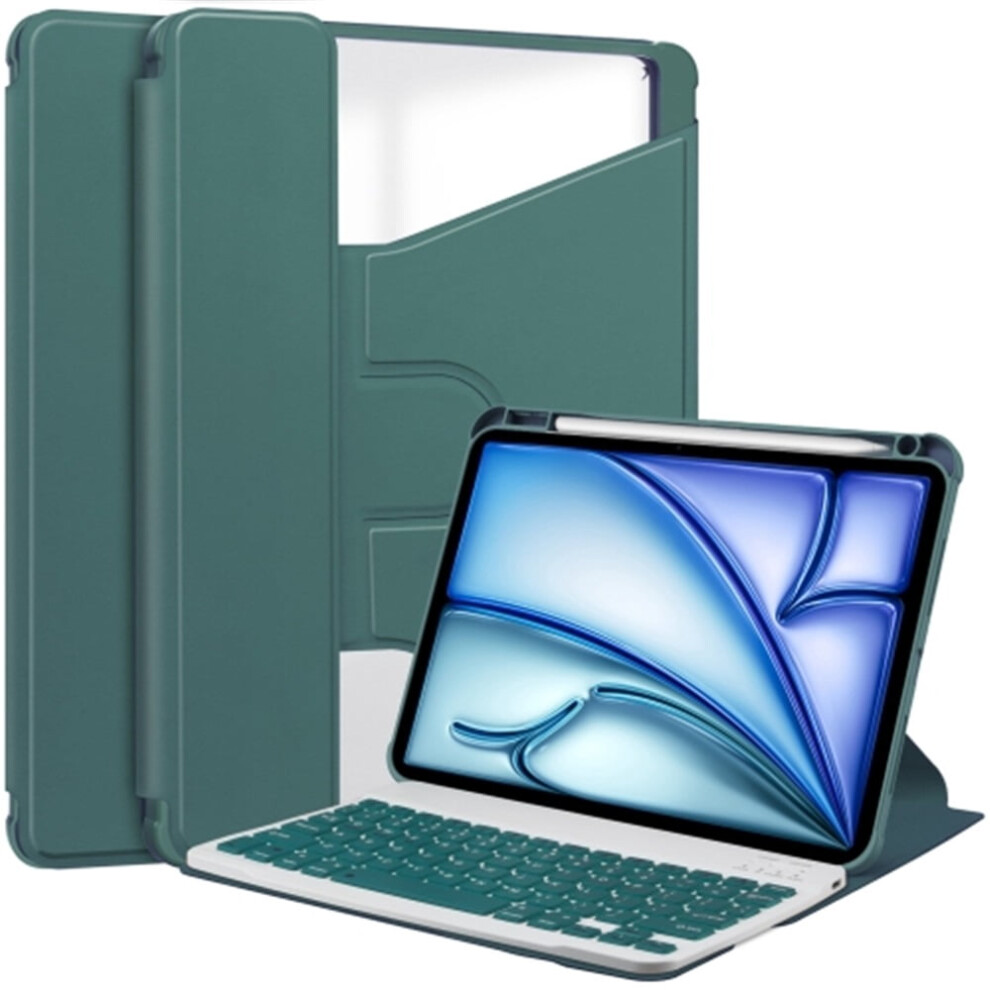 Smart Leather Keyboard Case For Ipad Air 11 (2024/2025), 975221424143