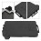 Engine Fuse Box Lid Front Fuse Box Panel Cover for  Ram 1500 2500 3500 2009-2011 68053635AB 4