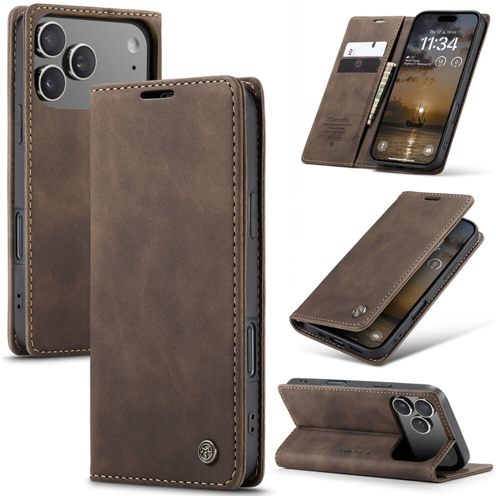 Caseme Leather Flip Wallet Case For Iphone 17 Pro Max Â 908436829465