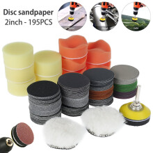 Sanding Discs Set 2 Inch Wet Dry 60-10000 Grit 195 Pieces
