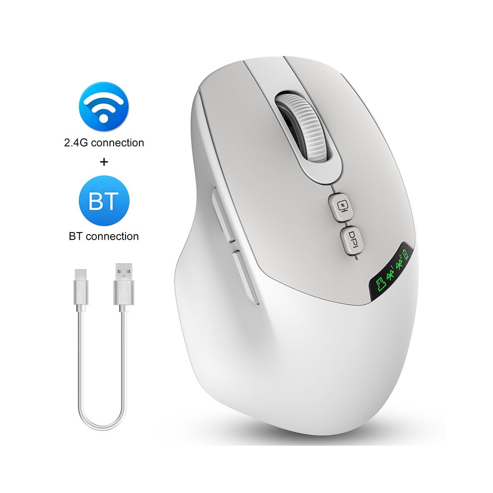 Wireless Mouse Bluetooth 2.4G Silent Click Adjustable Dpi 971050768595