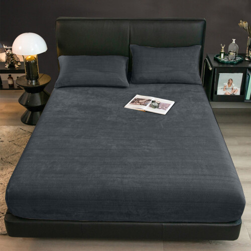 InsCray Twin Sheets Set Velvet Flannel 3-Piece