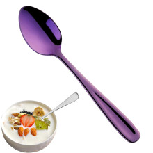 Stainless Steel Dessert Spoon and Teaspoon Set 5.5 inch