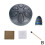 Waterproof Steel Tongue Drum 6-Note Mini Handpan 7
