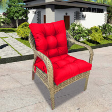 Rocking Chair Cushion Set (2-Pack) - 20x20in Polyester Pads for Outdoor/Indoor Chairs