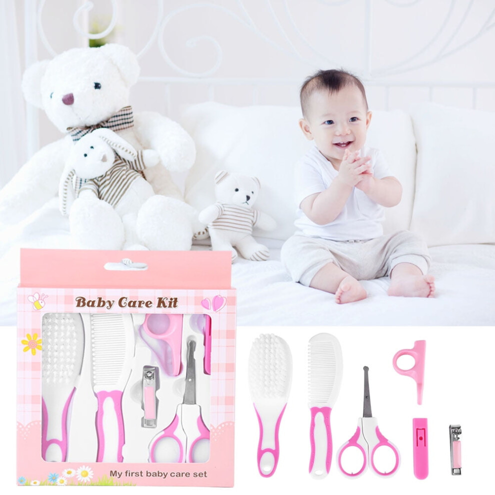 Baby Grooming Kit with Nail Clippers Scissors Brush Comb